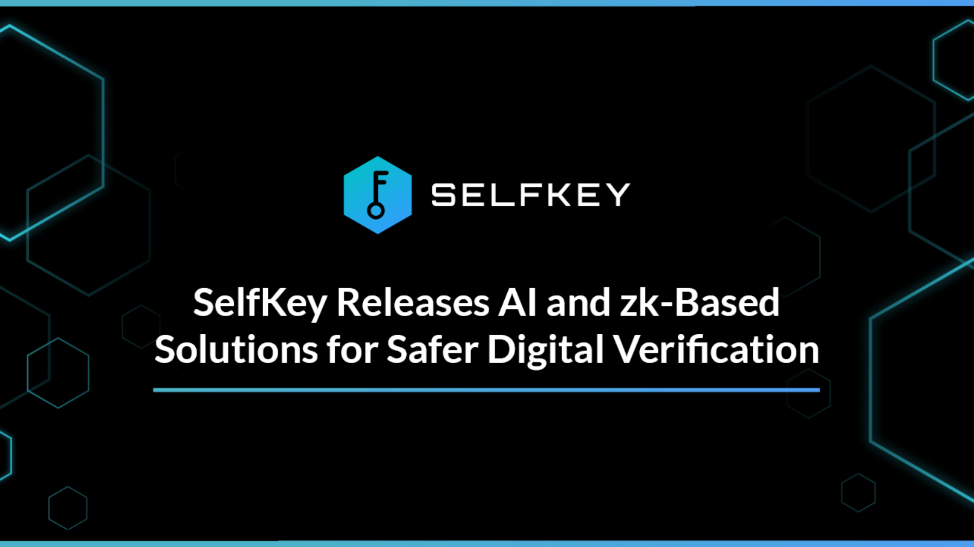 SelfKey to Release AI and Zk-Based Digital Verification Solutions