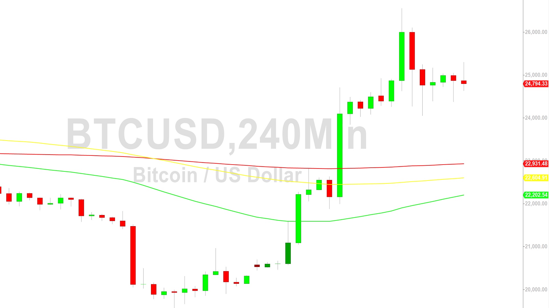 Bitcoin Price Analysis:  Bids at 24064 - 16 March 2023