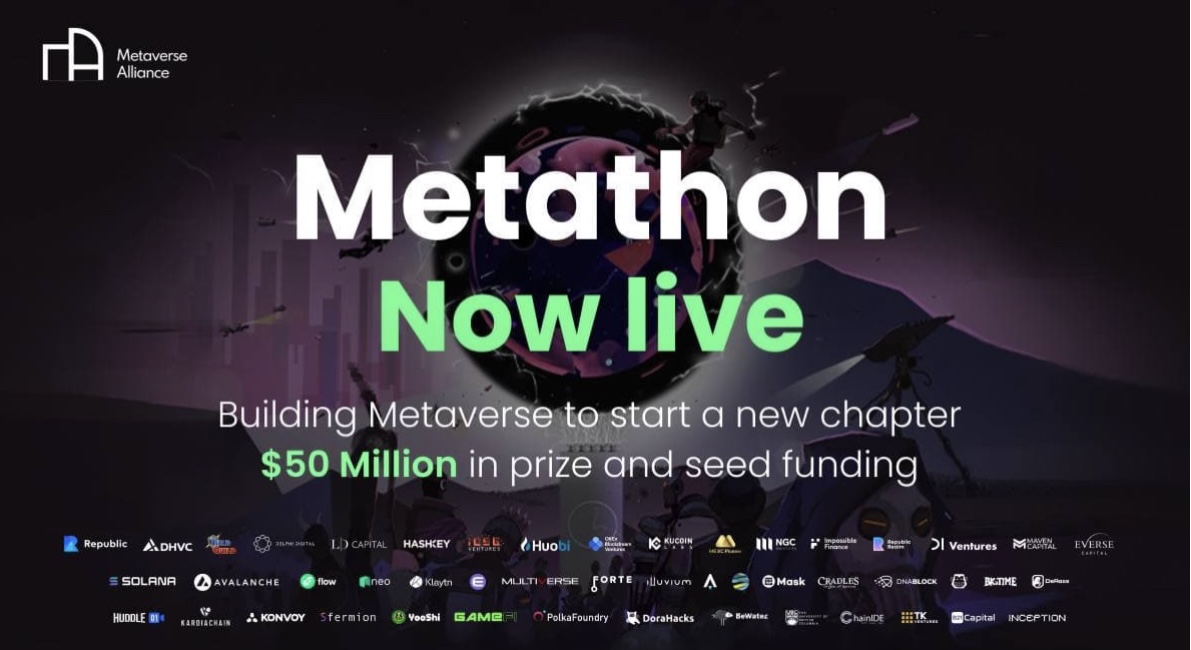 Metaverse Alliance launches Metathon for devs and degens with $50 million in prize and seed funding