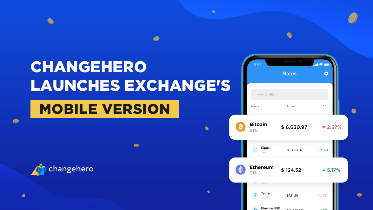 ChangeHero releases crypto app for iOS