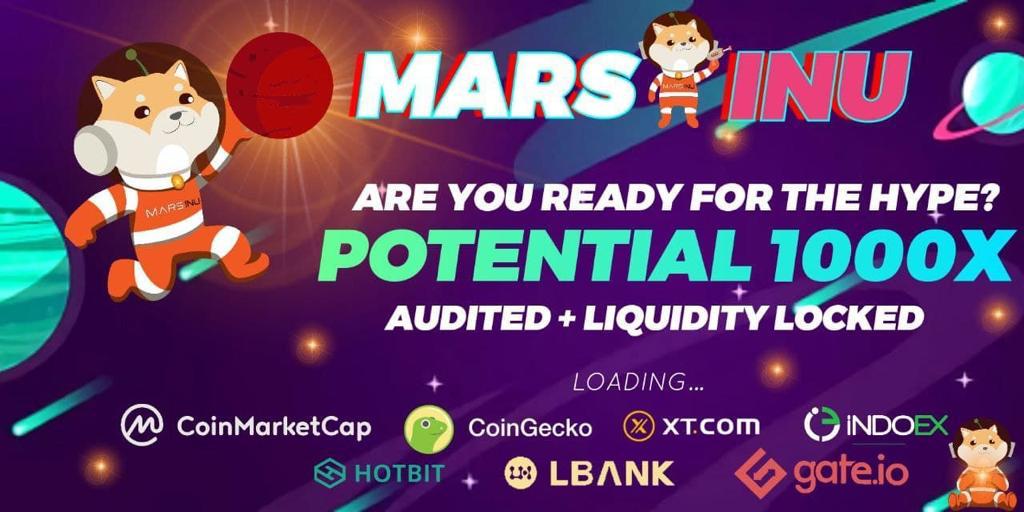 Mars Inu, a BSC based meme Token Giving consistent Green Candles
