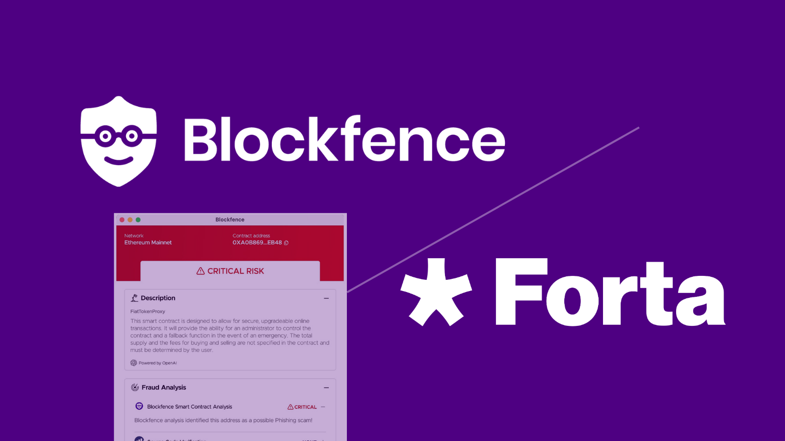 Blockfence Announces Strategic Partnership With Forta Network