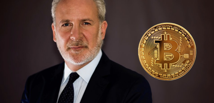 Peter Schiff looking smug on his crypto predictions