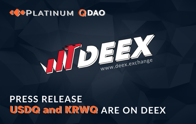 USDQ And KRWQ Are On Deex