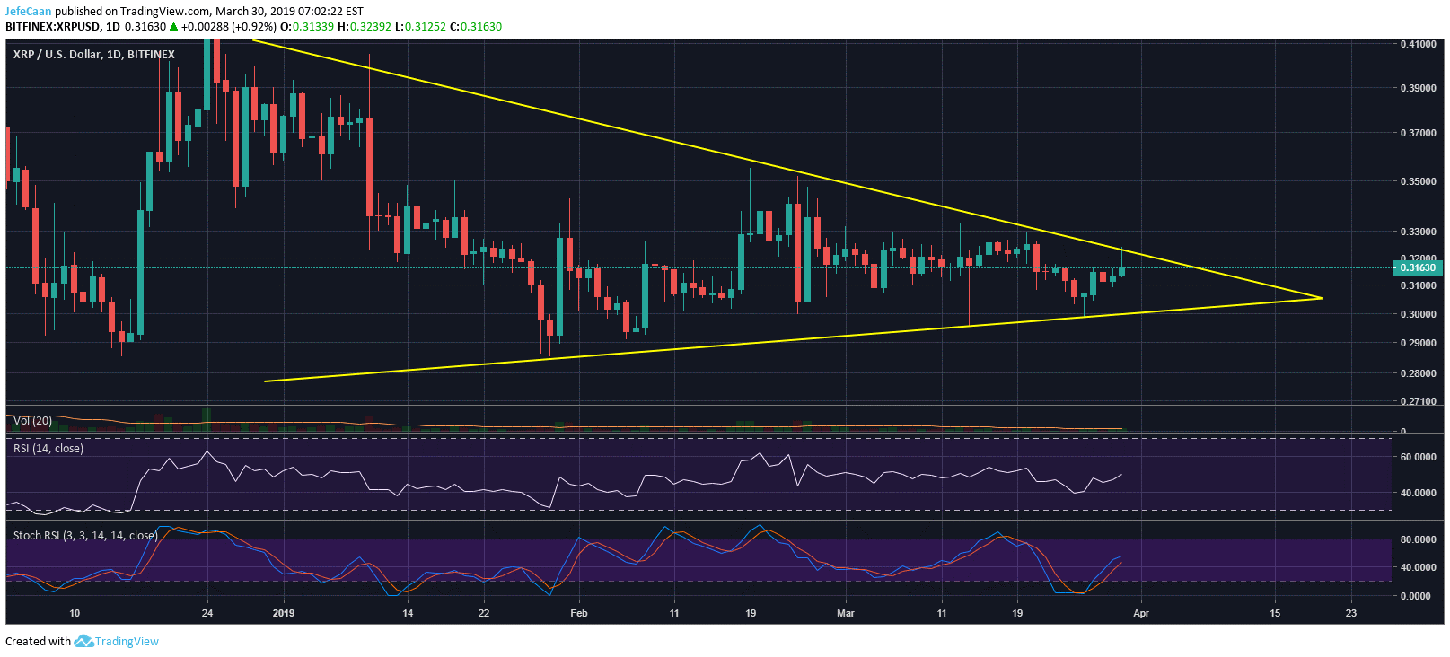 OmiseGo / Ripple Alltime daily Price and Volume chart for Coinfield