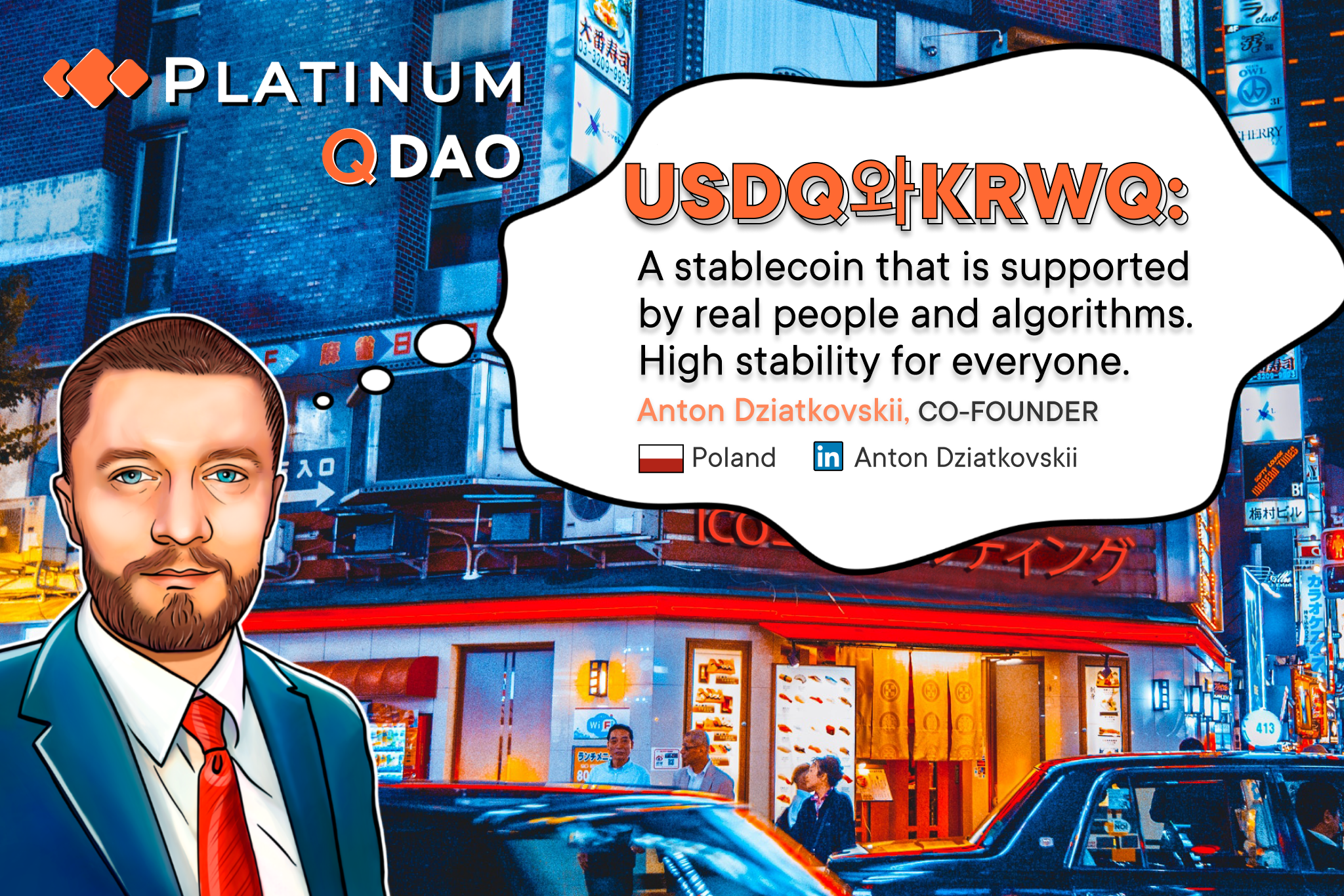 “The great story of stablecoins USDQ, KRWQ, CNYQ, JPYQ will never be any close to the Tether’s USDT  scandal”